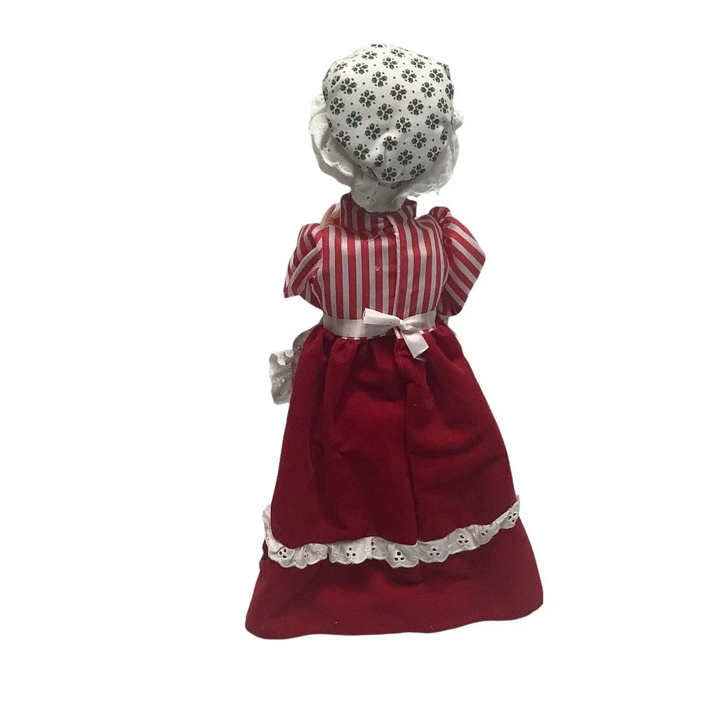 Vtg Holiday Spirit Animated Musical X Mas Mrs‎ Claus Plays 3 Songs Jingle Bell